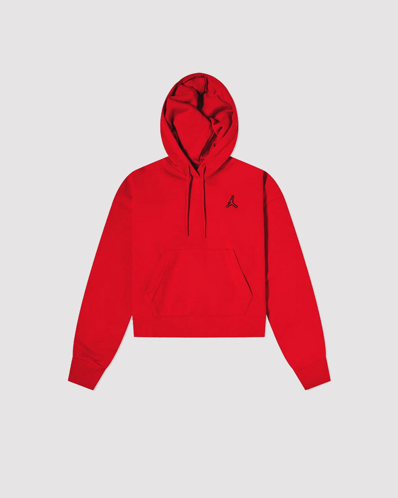 W JORDAN ESSENTIAL FLEECE HOODIE "GYM RED"