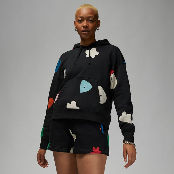W ARTIST SERIES FLEECE HOODIE MIA LEE "BLACK"