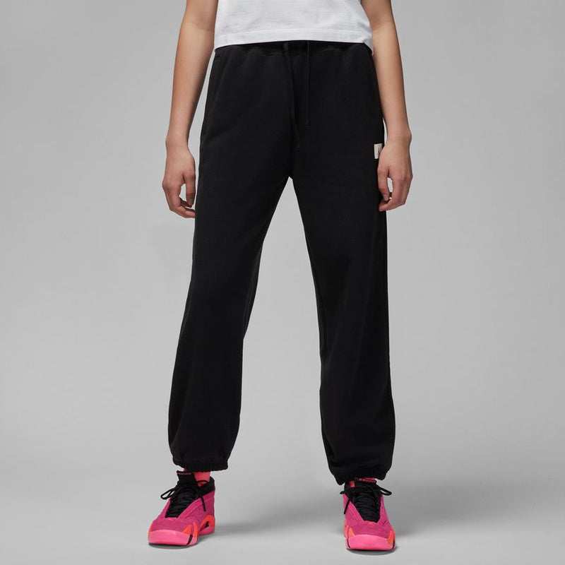 W FLIGHT FLEECE PANTS "BLACK"