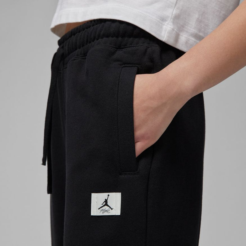 W FLIGHT FLEECE PANTS "BLACK"