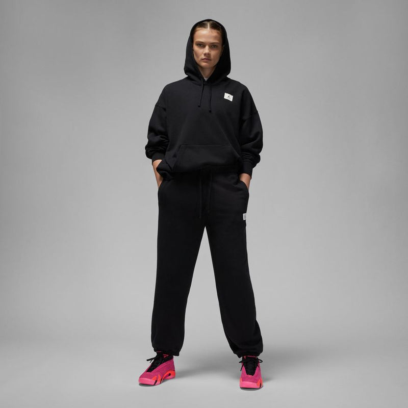 W FLIGHT FLEECE PANTS "BLACK"
