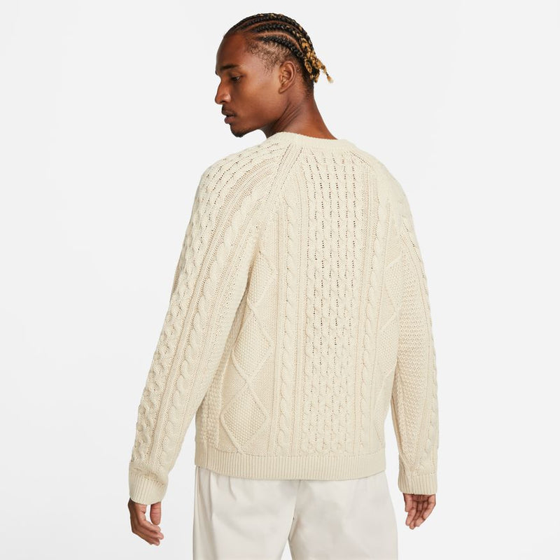 CABLE KNIT SWEATER "RATTAN"