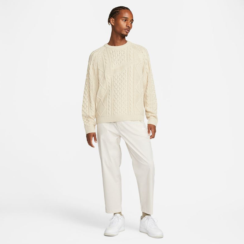 CABLE KNIT SWEATER "RATTAN"