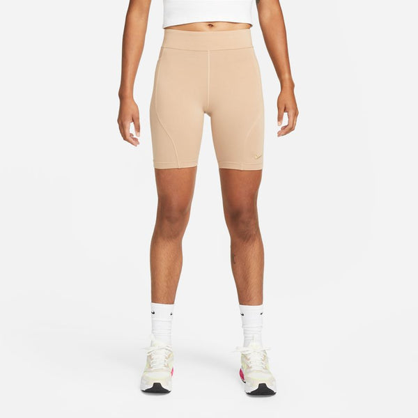 HIGH WAISTED BIKE SHORTS "HEMP"