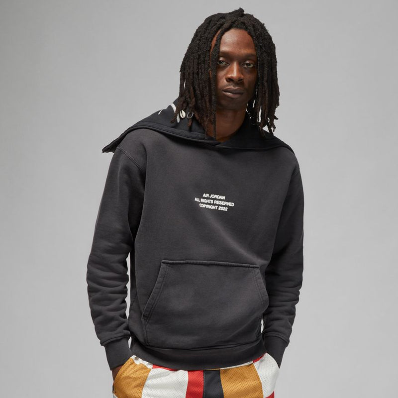 FLIGHT HERITAGE FLEECE PULLOVER "OFF NOIR"