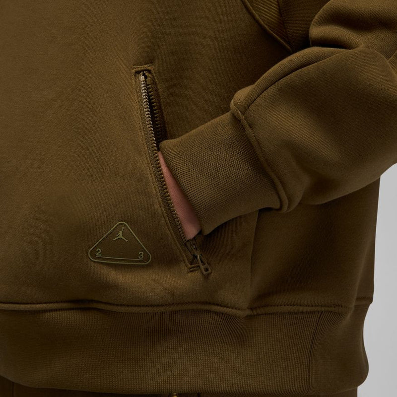 W 23 ENGINEERED PULLOVER "LIGHT OLIVE"