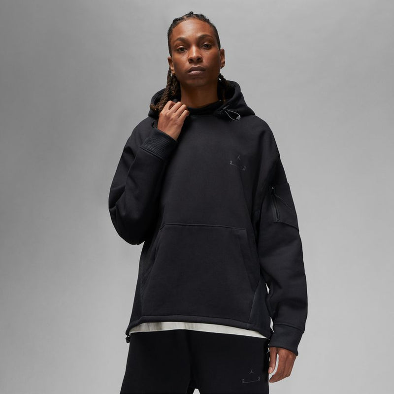 23 ENGINEERED FLEECE PULLOVER "BLACK"