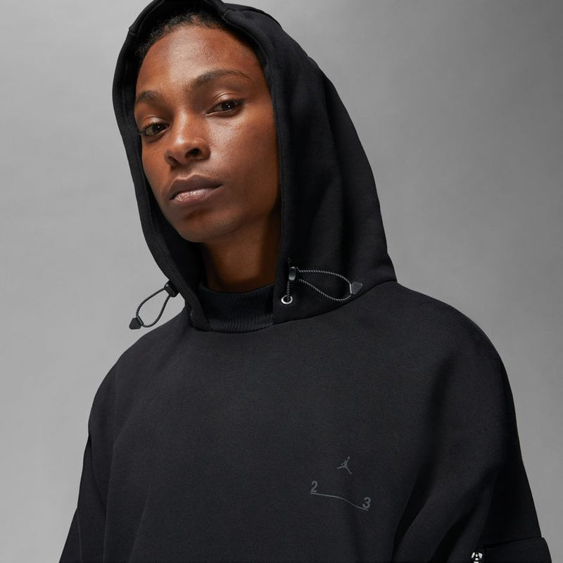23 ENGINEERED FLEECE PULLOVER "BLACK"