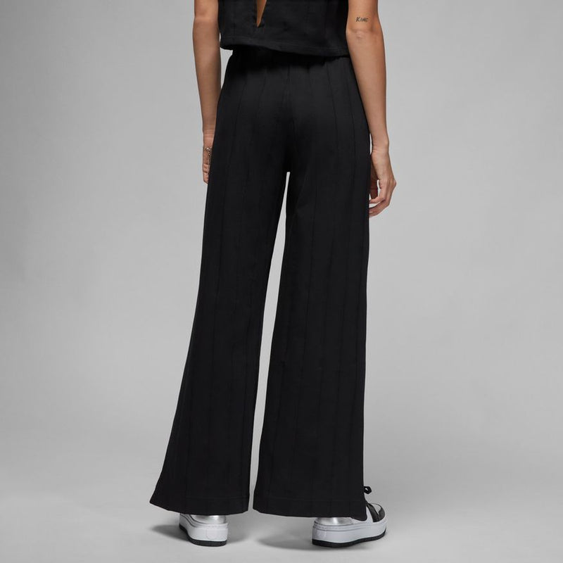 W KNIT PANTS "BLACK"
