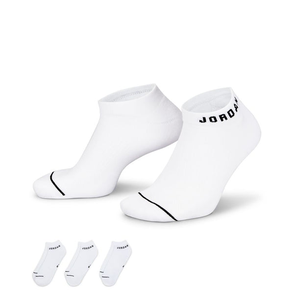 EVERYDAY NO SHOW SOCKS 3 PACK  "WHITE"