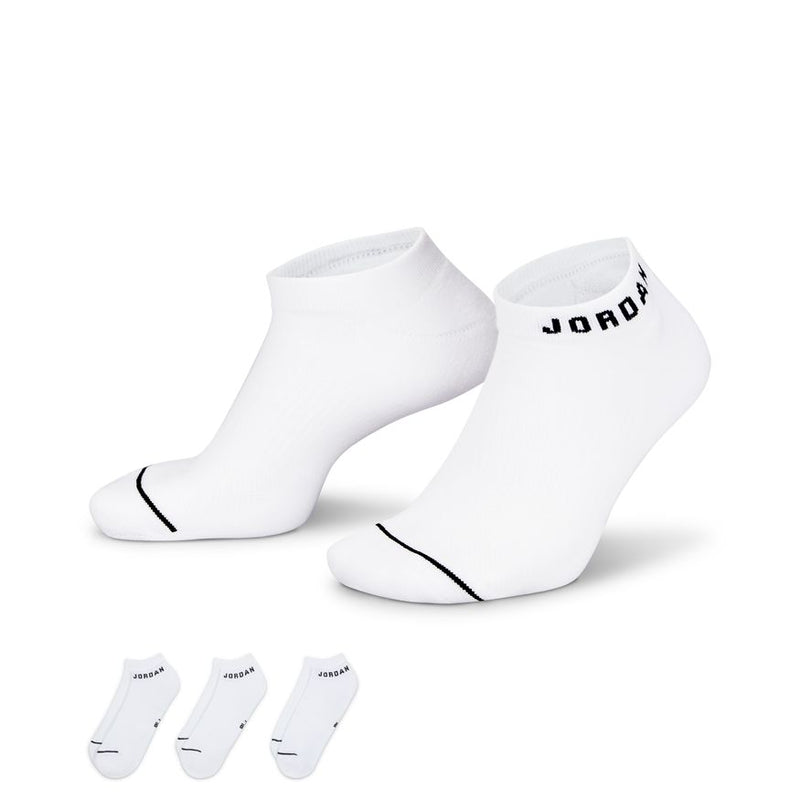 EVERYDAY NO SHOW SOCKS 3 PACK  "WHITE"