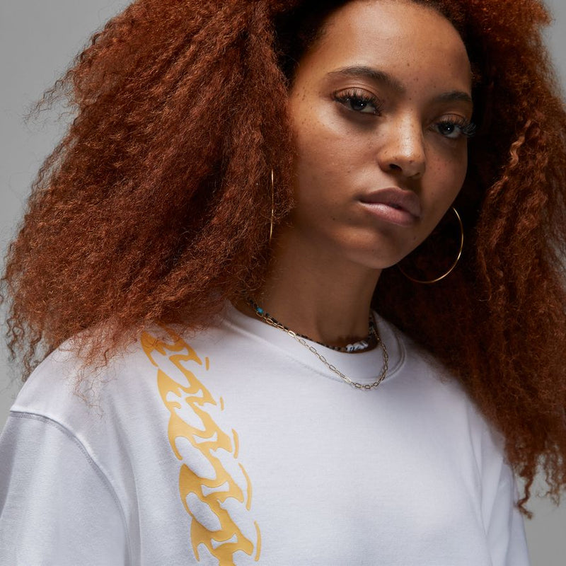 W OVERSIZED GRAPHIC T-SHIRT "WHITE"