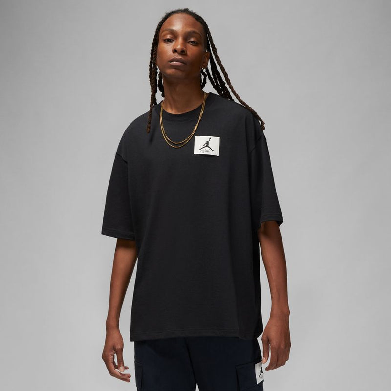 FLIGHT ESSENTIALS OVERSIZED T SHIRT "BLACK"