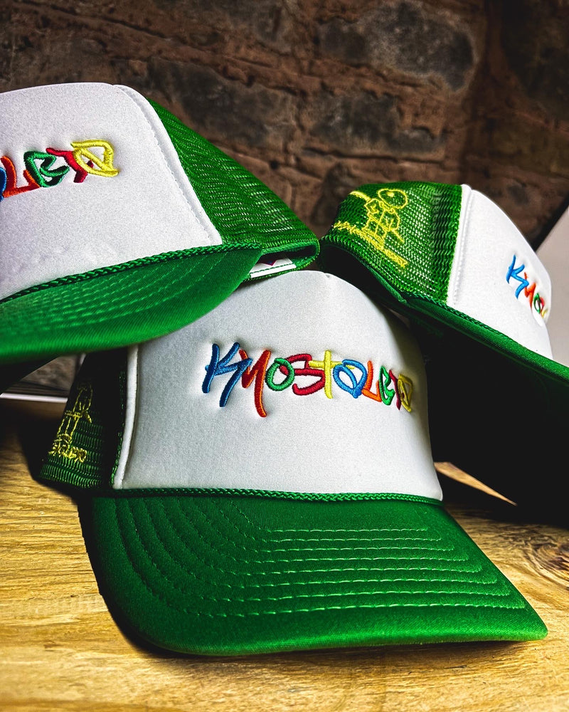HANDSTYLE TRUCKER HAT "KELLY GREEN"