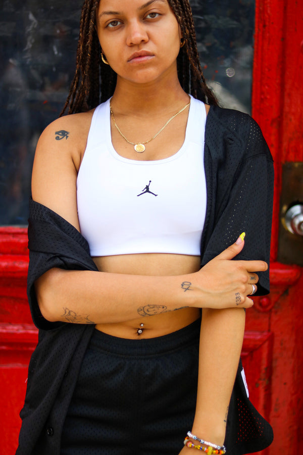 W JORDAN JUMPMAN MEDIUM SUPPORT SPORTS BRA
