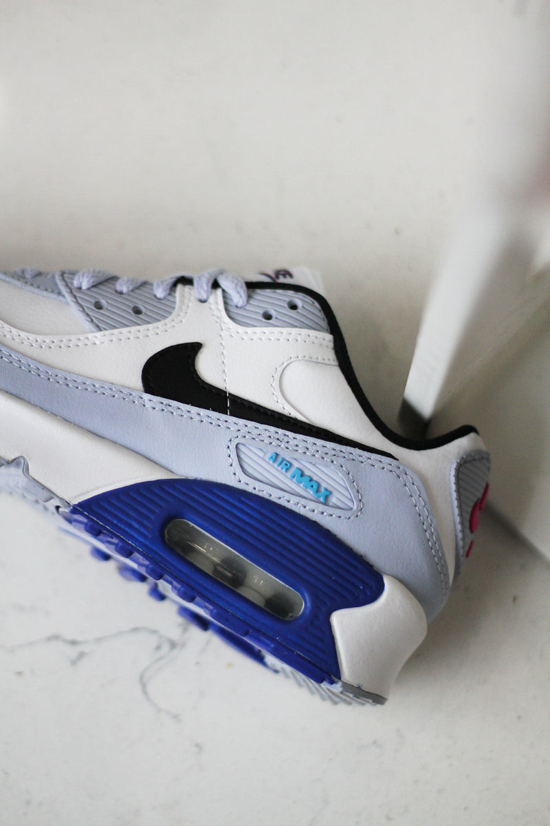 AIR MAX 90 LTR (GS) "BLUE WHISPER"