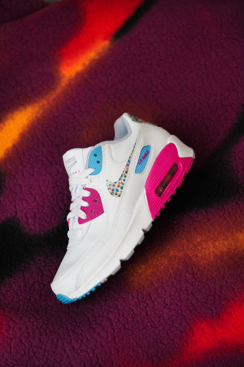 AIR MAX 90 LTR SE (GS) "ACTIVE FUSCHIA"