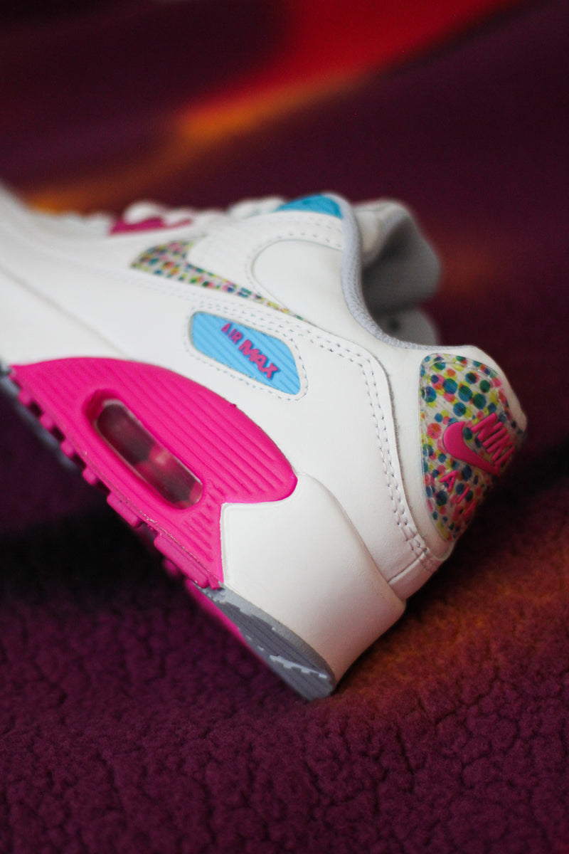 AIR MAX 90 LTR SE (GS) "ACTIVE FUSCHIA"