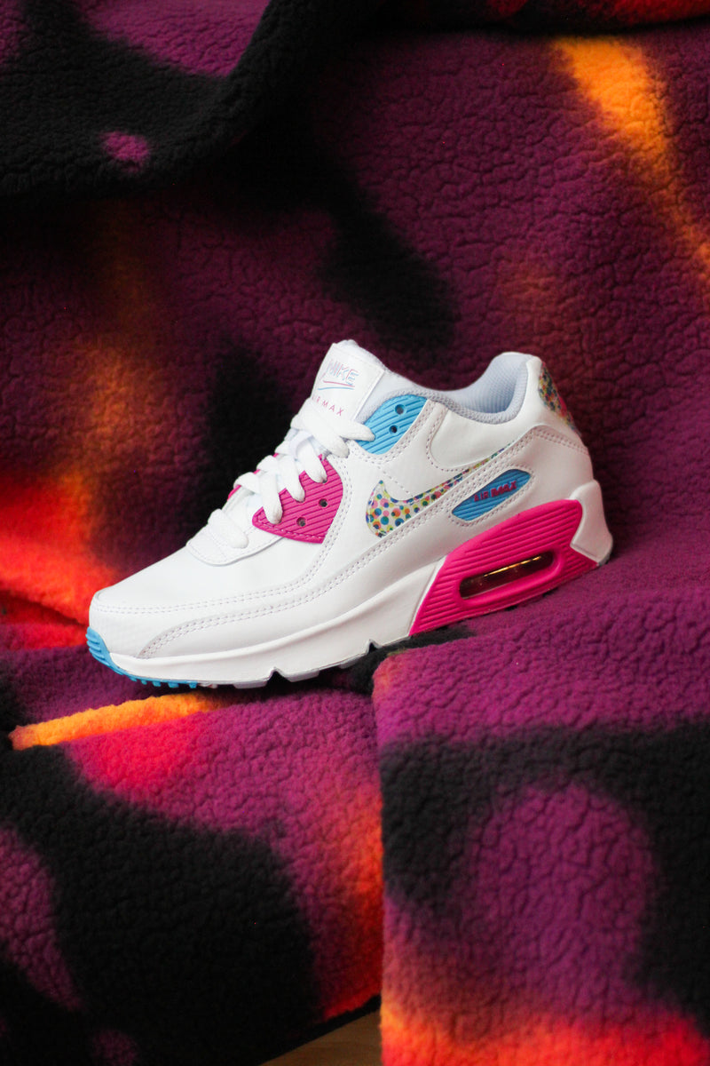 AIR MAX 90 LTR SE (GS) "ACTIVE FUSCHIA"