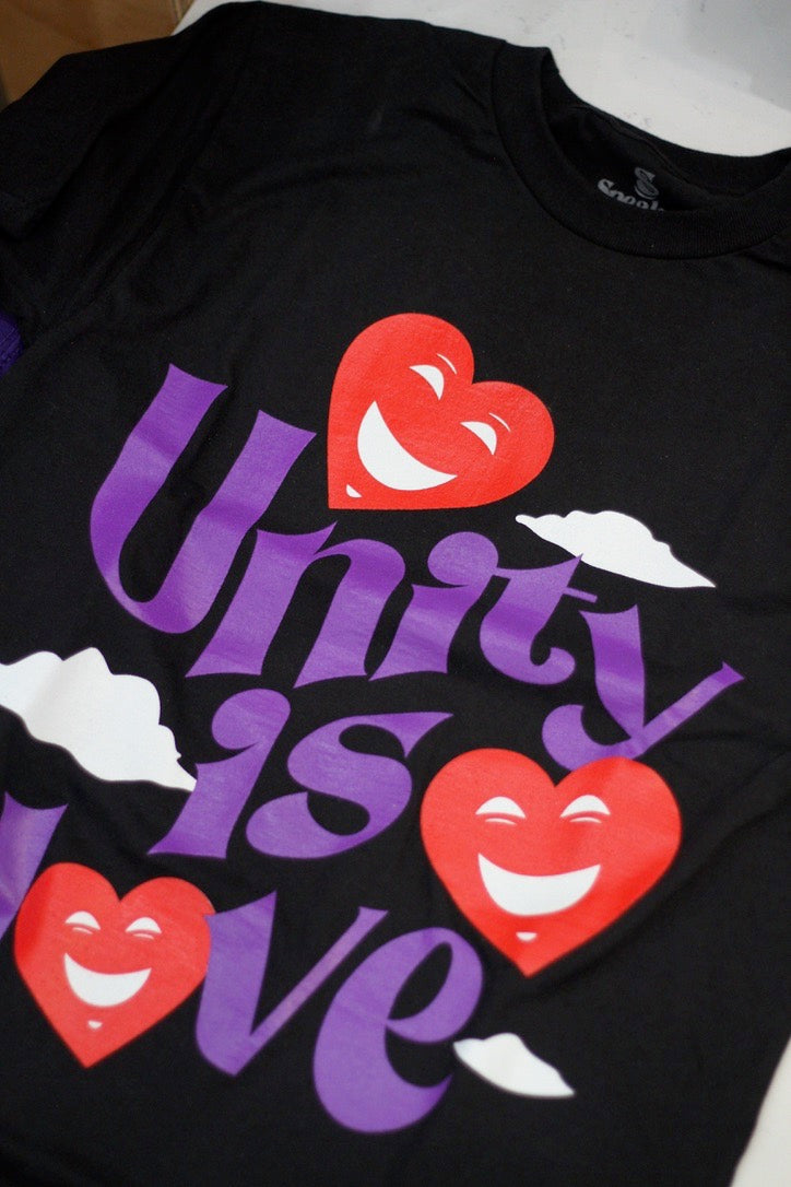UNITY IS LOVE TEE "BLACK"
