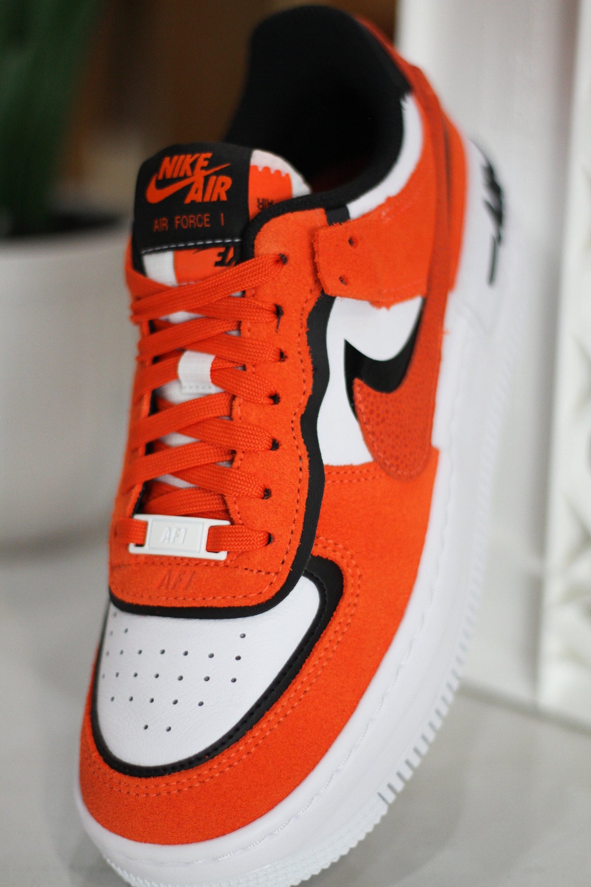 Nike Air Force Neon Orange Shoes Nike Nike Air Force Low Womens