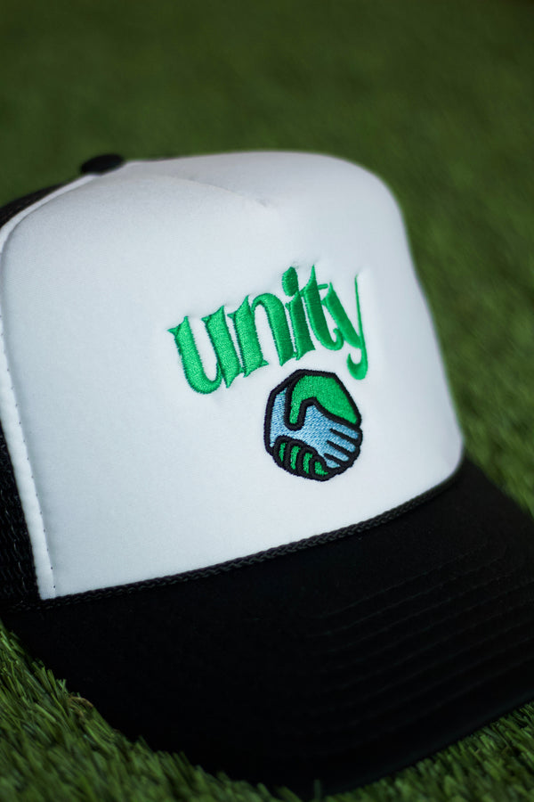 UNITY TRUCKER HAT "BLACK/WHITE"