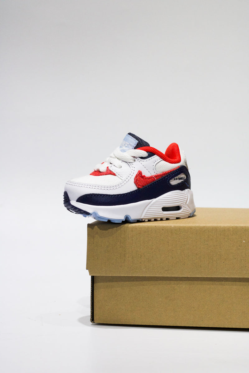 NIKE AIR MAX 90 (TD)  "CHILE RED/MIDNIGHT NAVY"
