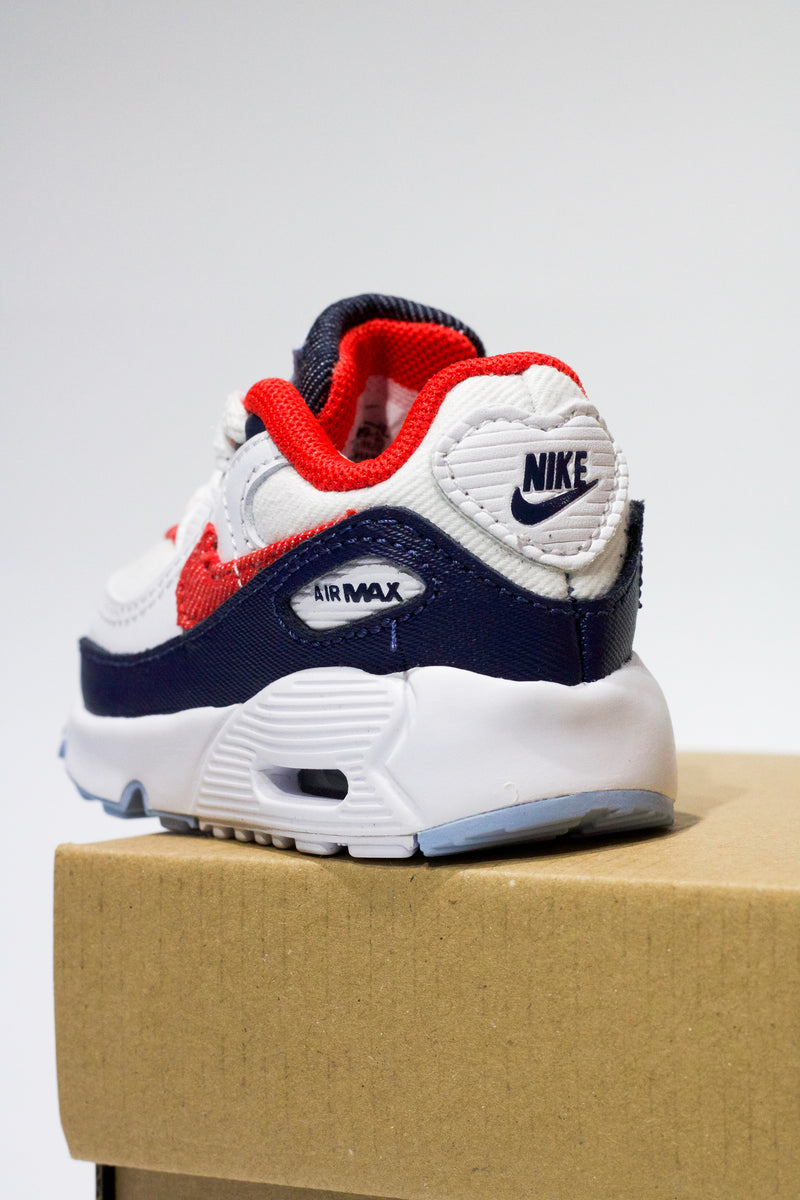 NIKE AIR MAX 90 (TD)  "CHILE RED/MIDNIGHT NAVY"