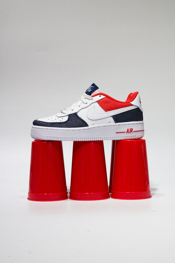 NIKE AIR FORCE 1 LV8 (GS) "USA DENIM"