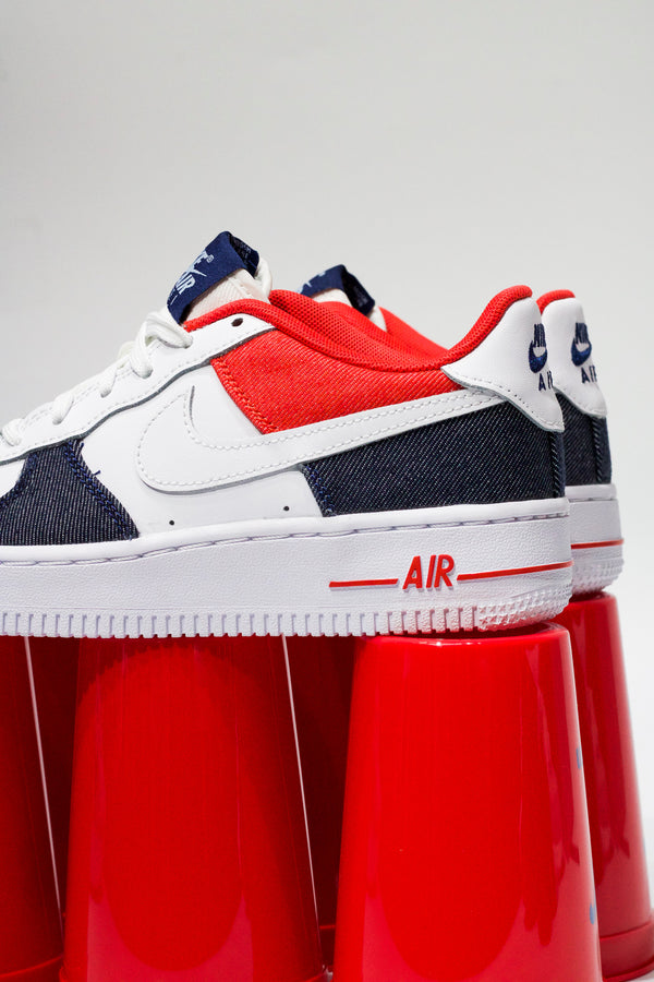 NIKE AIR FORCE 1 LV8 (GS) "USA DENIM"