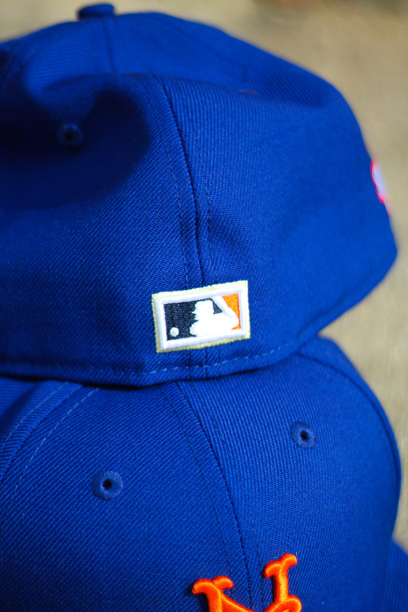 1986 NEW YORK METS ROYAL FITTED W/ BUTTER YELLOW UNDER VISOR
