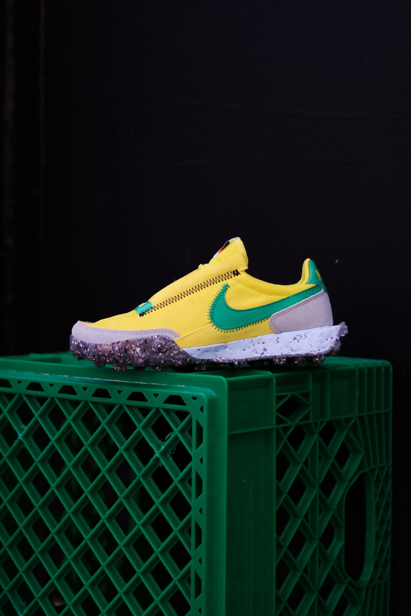 W NIKE WAFFLE RACER CRATER "YELLOW STRIKE"