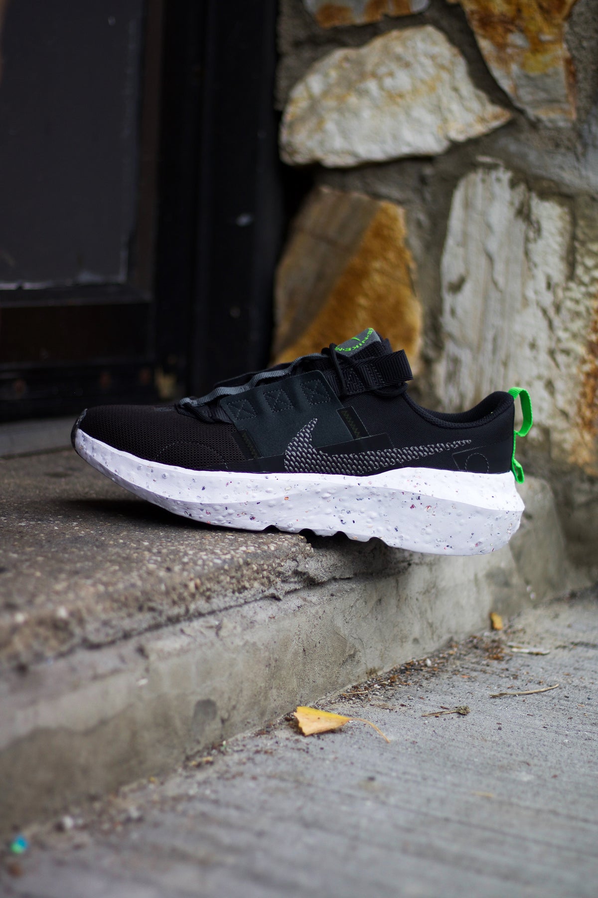 crater impact nike black
