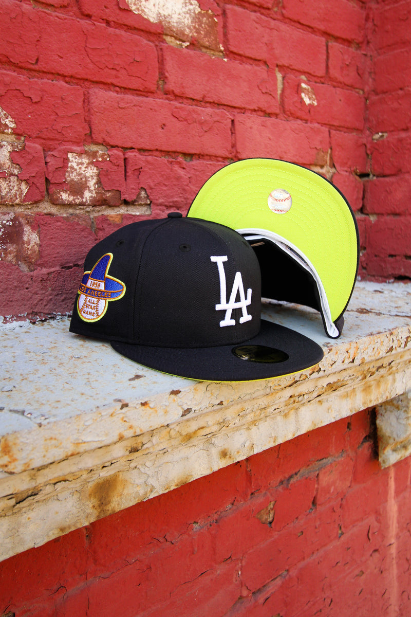 1959 LOS ANGELES DODGERS NAVY FITTED W/ KIWI UNDER VISOR