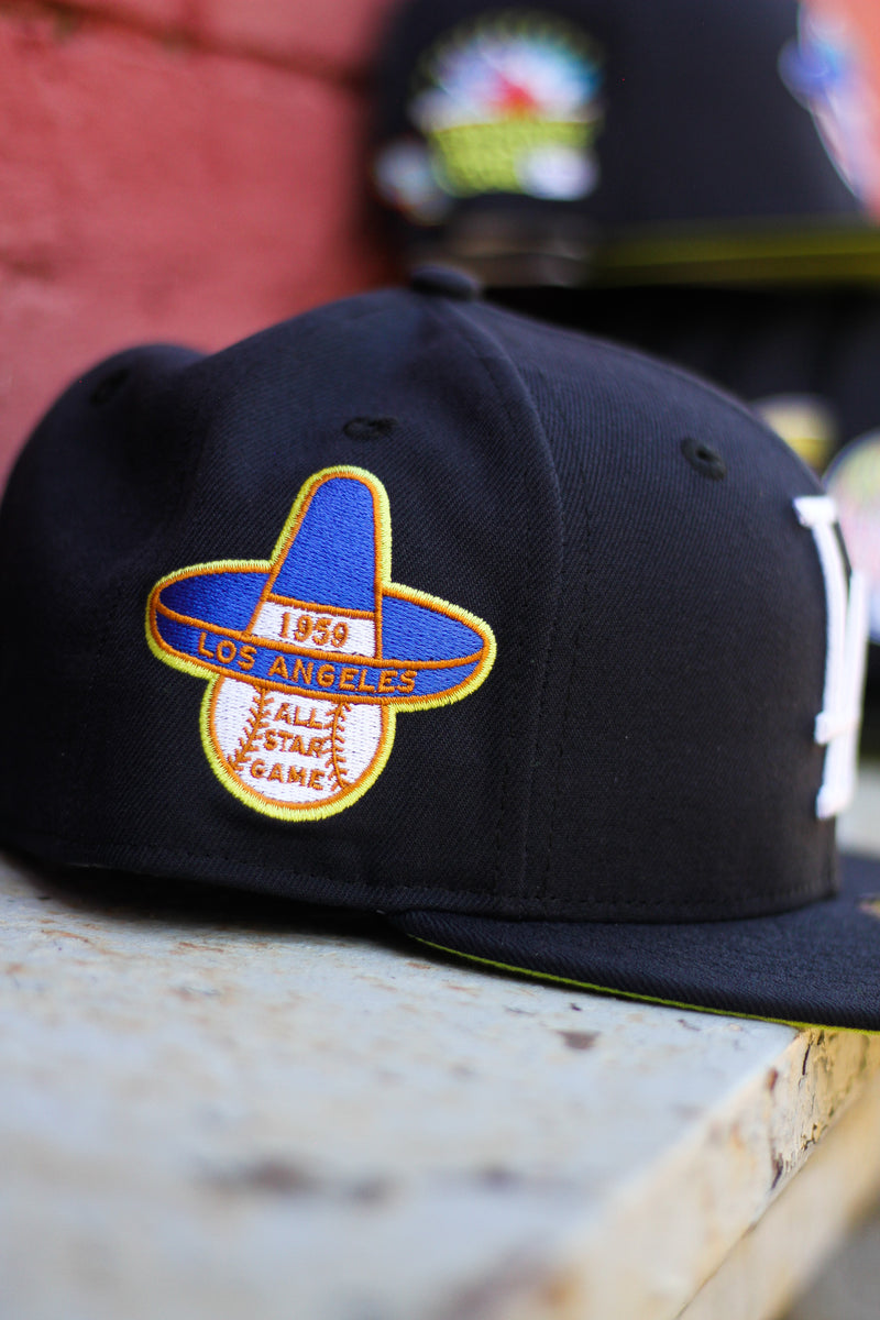 1959 LOS ANGELES DODGERS NAVY FITTED W/ KIWI UNDER VISOR