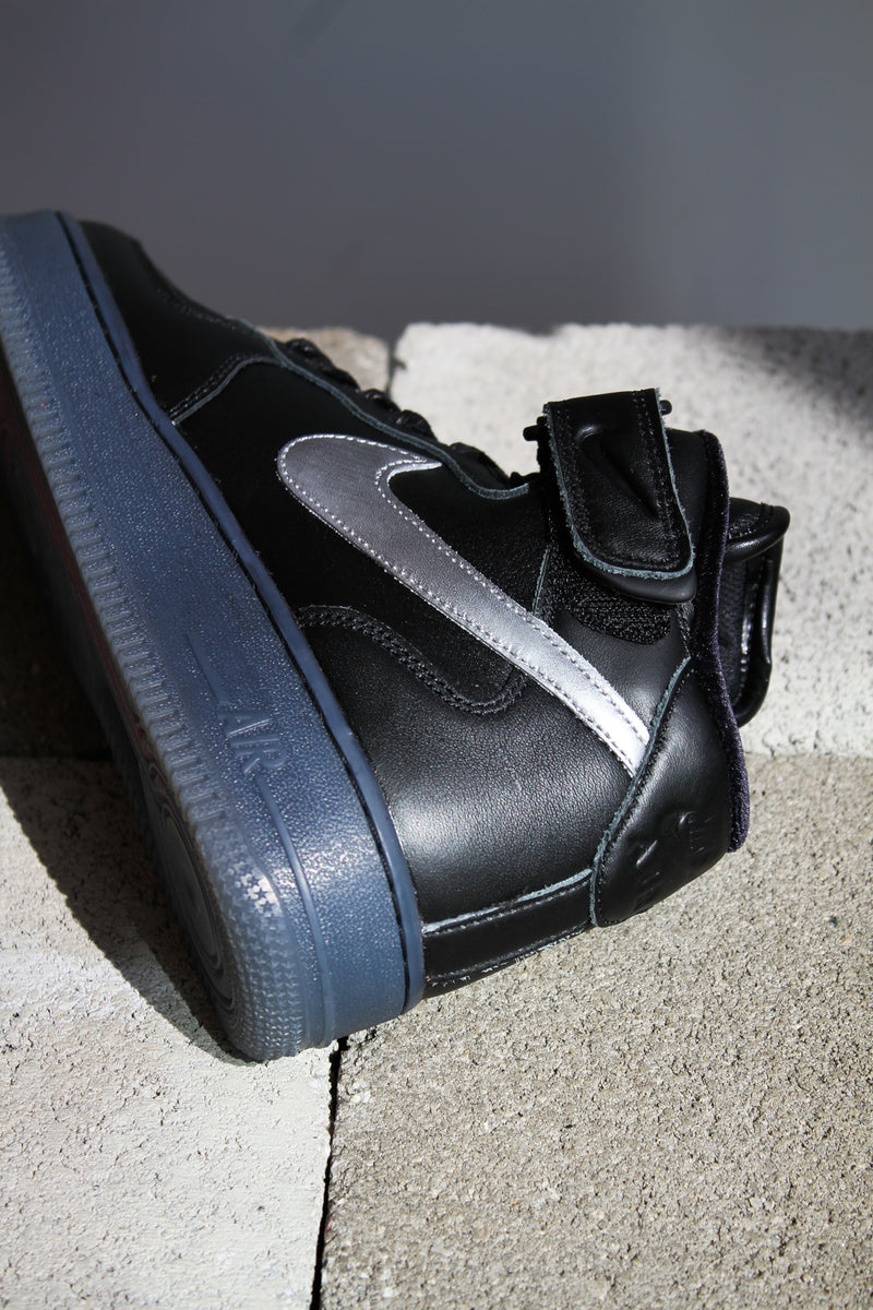 AIR FORCE 1 MID '07 PRM "BLACK"