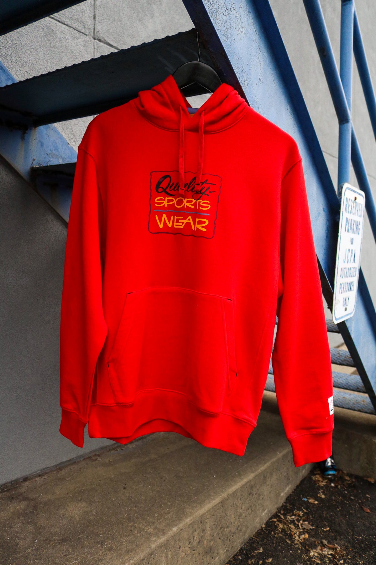 nike sportswear club fleece pullover hoodie red