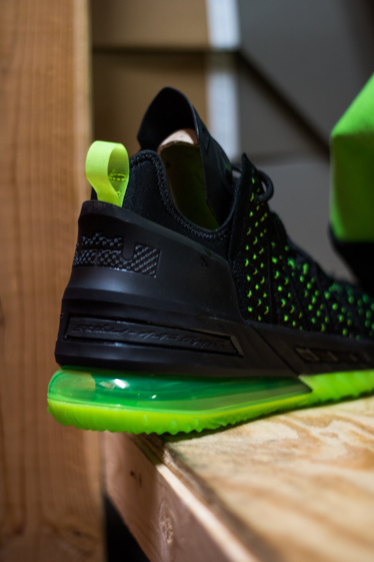 Nike lebron green store