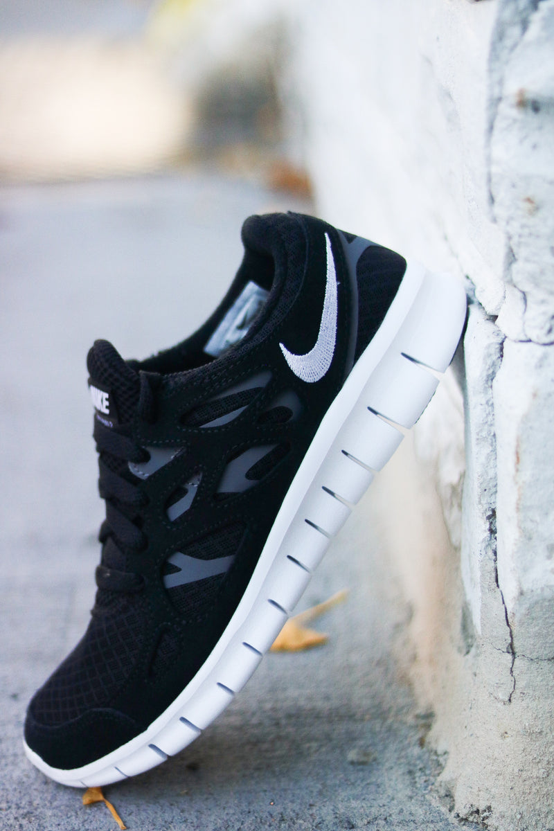 NIKE FREE RUN 2 "BLK/DARK GREY"