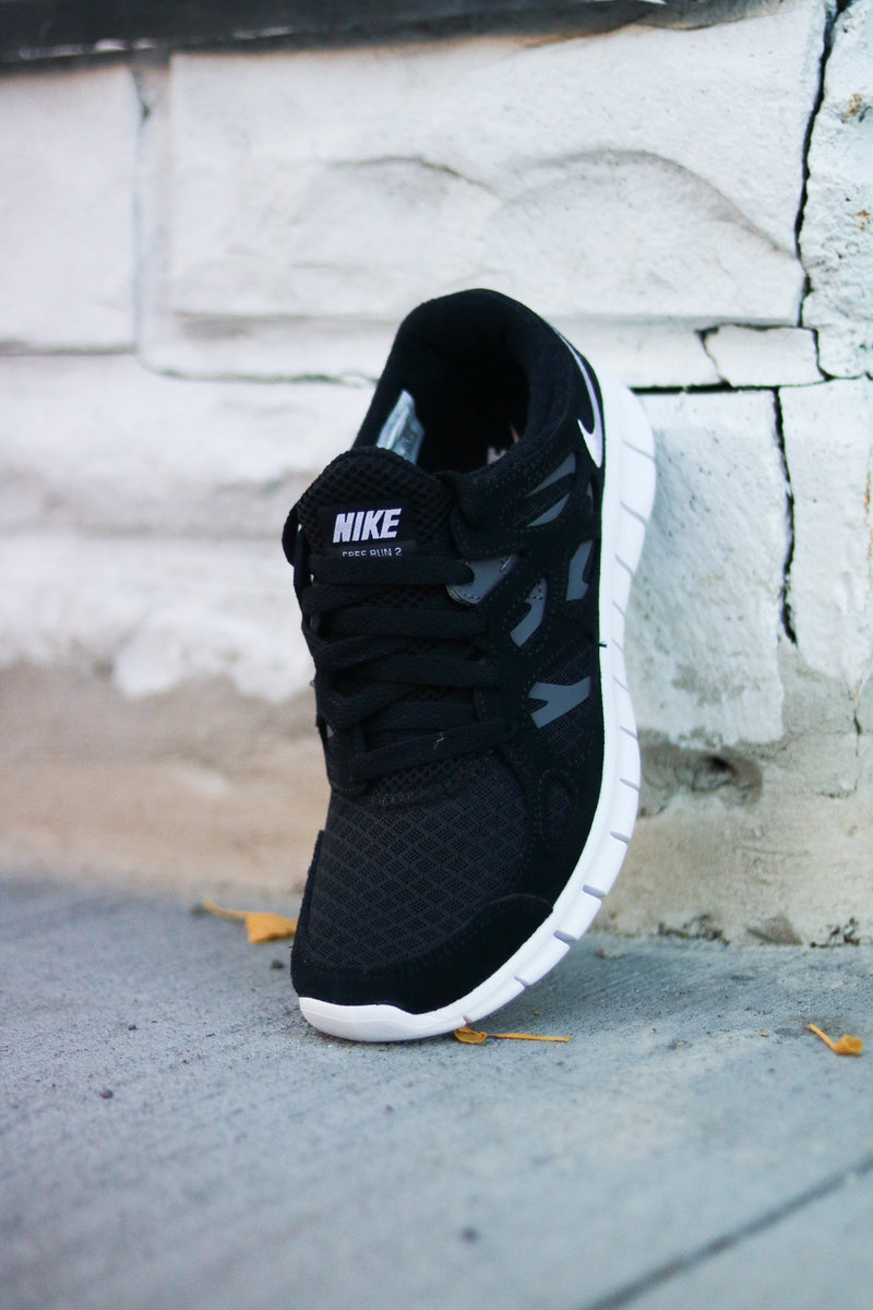 NIKE FREE RUN 2 "BLK/DARK GREY"
