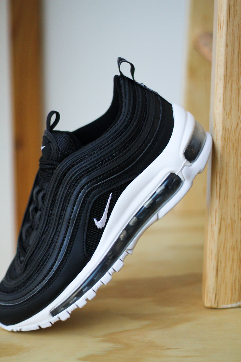 AIR MAX 97 (GS) "BLACK/WHITE"