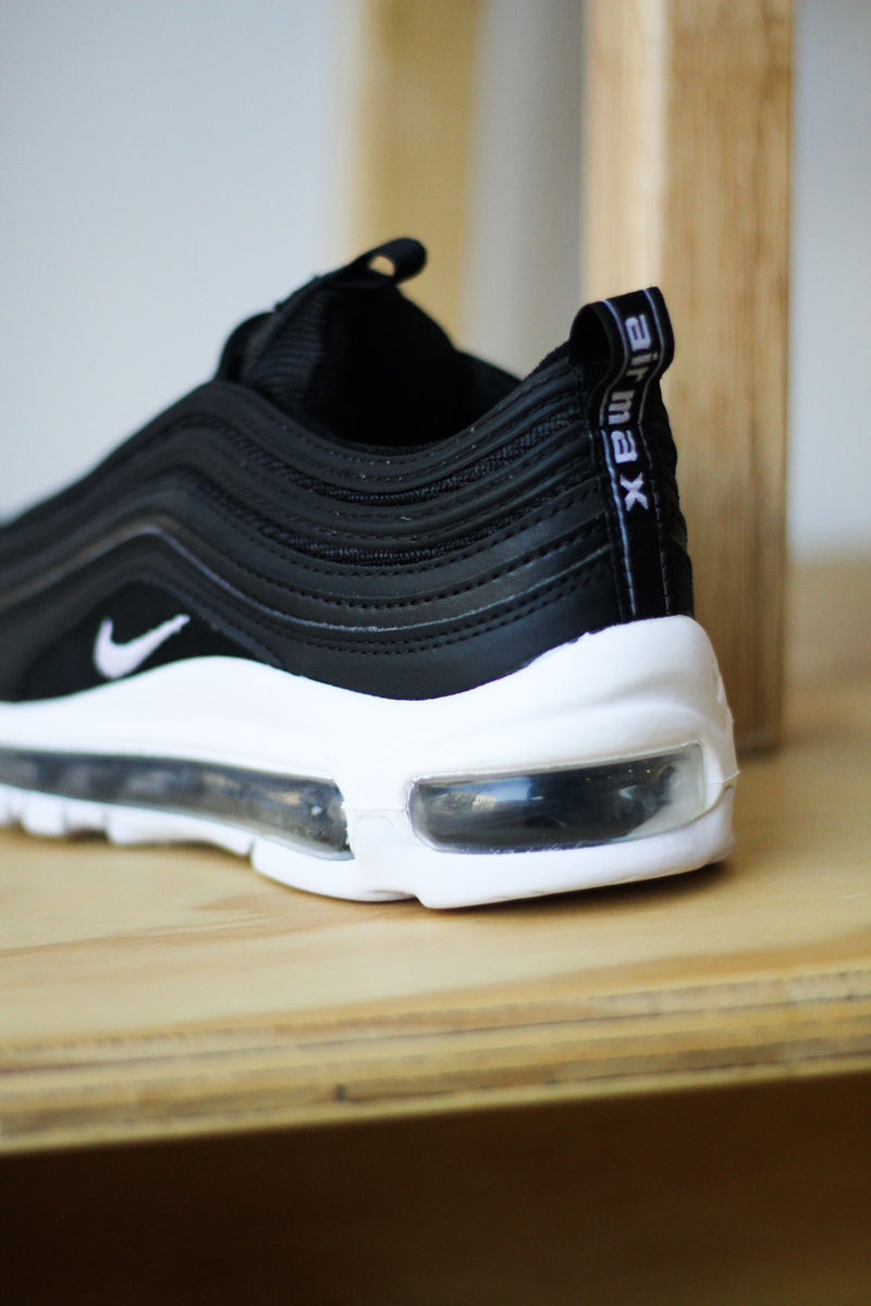 AIR MAX 97 (GS) "BLACK/WHITE"