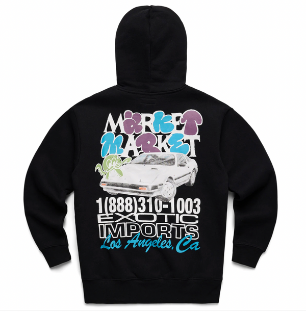 MARKET EXOTIC AUTOMOBILE HOODIE "BLACK"