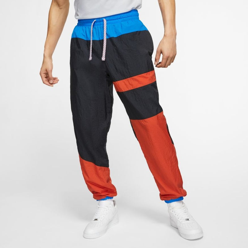 NIKE FLIGHT TRACK PANTS "BLK/ORANGE"