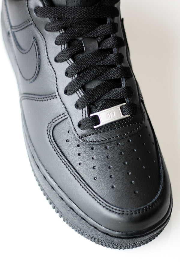 NIKE AIR FORCE 1 LE (GS) "BLACK/BLACK"