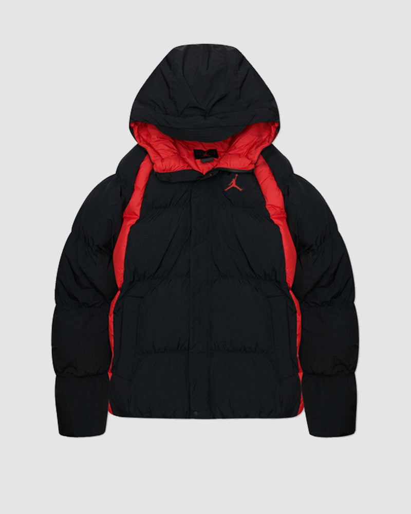 JORDAN PUFFER JACKET BLACK RED
