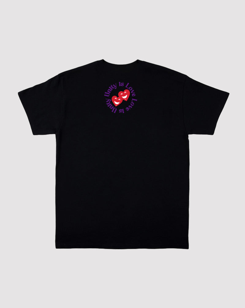 UNITY IS LOVE TEE "BLACK"